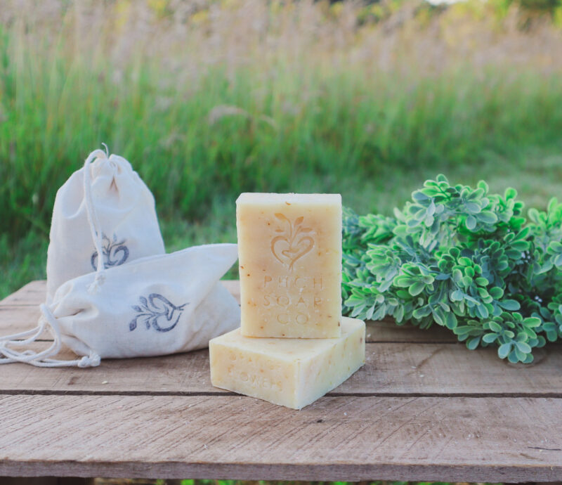 Orange Flowers Natural Soap Bar