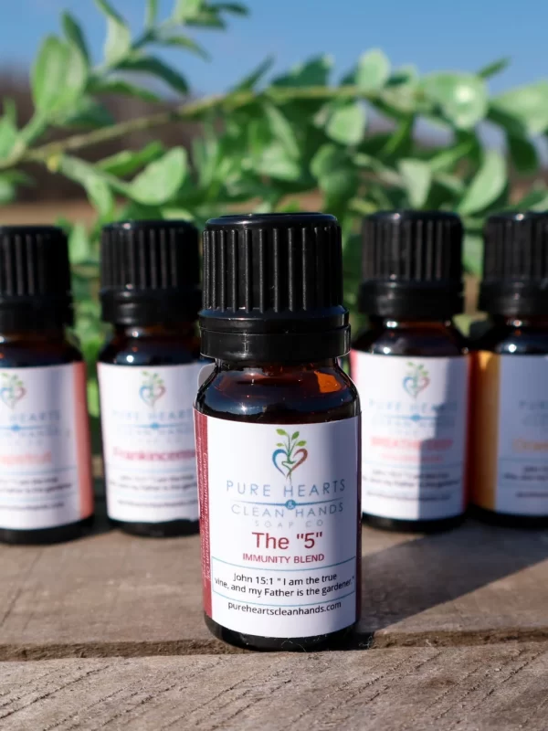 The 5 Essential Oil bottle