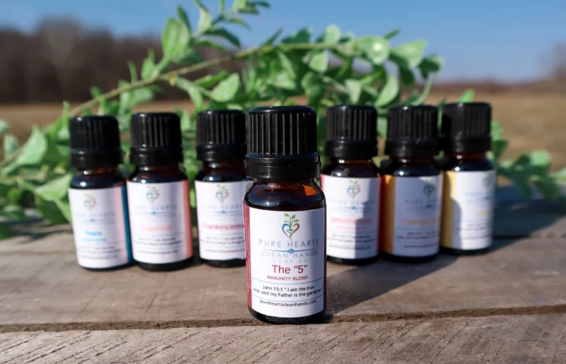 The 5 Essential Oil bottle