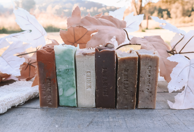 fall collection of soaps