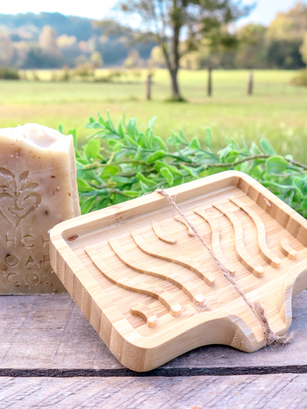 bamboo soap dish