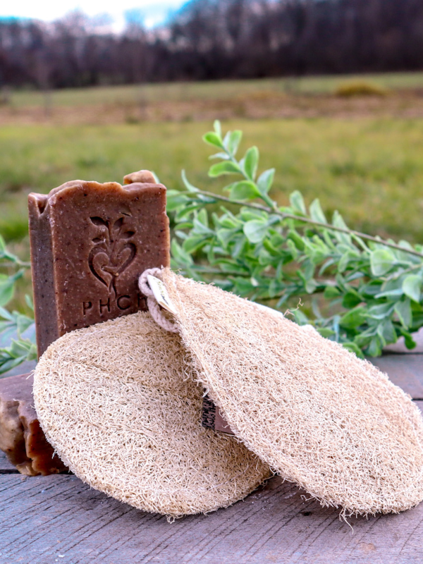 tear drop shaped loofa