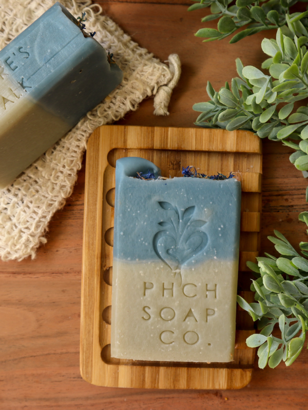 natures walk soap with green floral