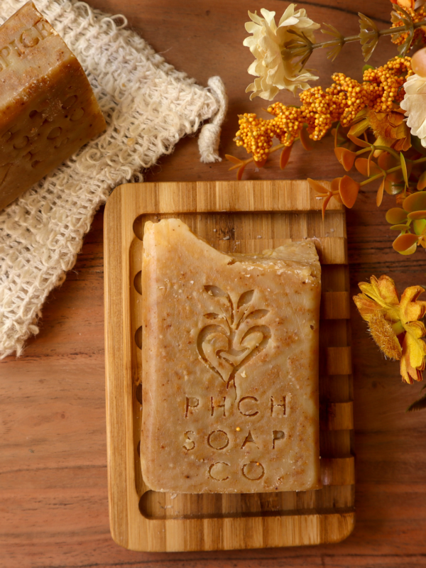 Sunshine spice soap with fall flowers