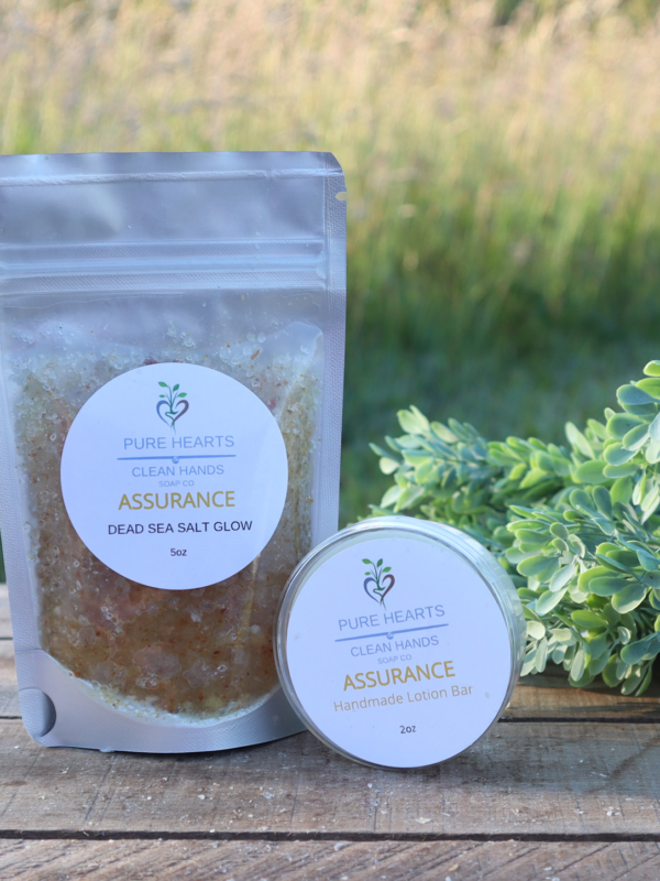 Assurance Salt Glow and lotion bar