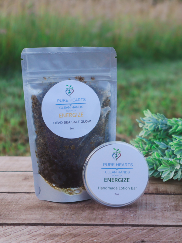 energize salt glow and lotion bar
