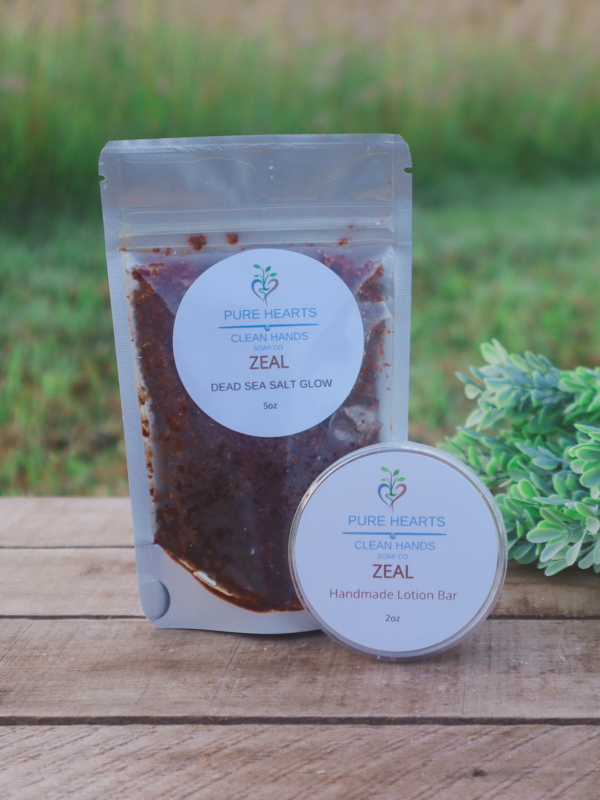 Zeal Salt Glow and lotion